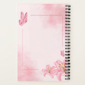 Roze gebedsdagboek notitieboek (Achterkant)