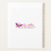 Roze Gebekt Rode Borst Fantasie Vogel Planner (Achterkant)