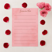 roze gebitserij briefpapier