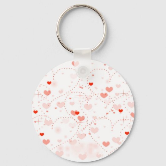 Roze geblikken (Valentijnsdag) Sleutelhanger (Voorkant)