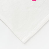 Roze geboorte sterren hartsachtig sinds geboorte B Fleece Deken (Hoek)