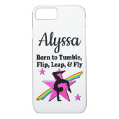ROZE GEBOREN IN TUMBLE GYMNAST Case-Mate iPhone CASE (Achterkant)