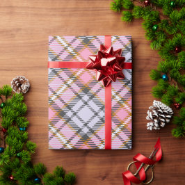 Roze gebundeld kerststaartpapier cadeaupapier