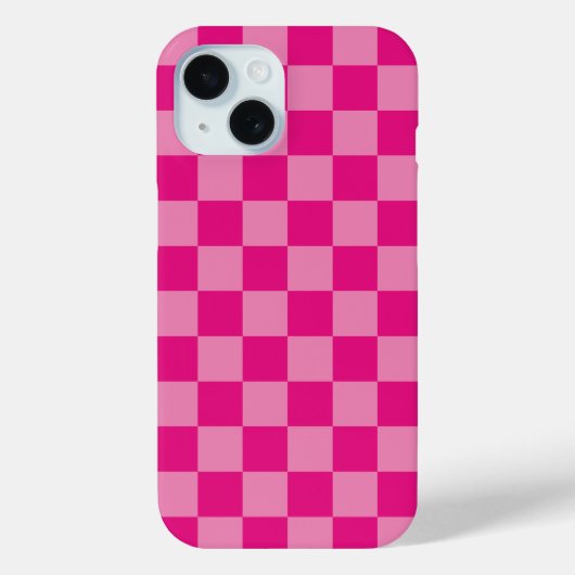 Roze gecontroleerd Case-Mate iPhone case (Achterkant)