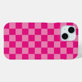 Roze gecontroleerd Case-Mate iPhone case (Achterkant (horizontaal))