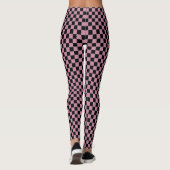 Roze gecontroleerd leggings (Achterkant)
