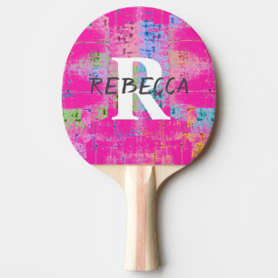 Roze gedempte kijk of om het even welke kleur - HA Tafeltennisbatje