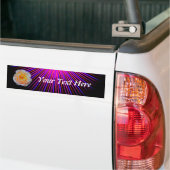Roze gedistilleerde Roos Bumpersticker (Op Truck)