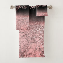 Roze gedrukte sprankelend effect Bling Glam