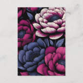 Roze gedurfde bloem informatiekaartje (Achterkant)