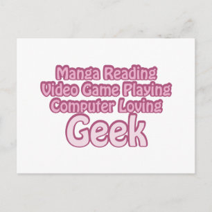 Roze Geek Briefkaart