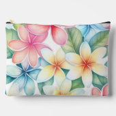 ROZE GEEL BLAUWE FRANGIPANI BLOEMEN ETUI (Voorkant)