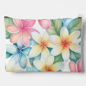 ROZE GEEL BLAUWE FRANGIPANI BLOEMEN ETUI (Achterkant)