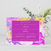 ROZE & GEEL BLOEM KAART (Staand voorkant)