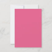 Roze Geel Bloemige Verjaardag Bedankt (Achterkant)