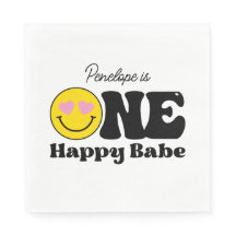 roze geel een gelukkig babe eerste verjaardag