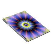 Roze geel en blauw Notitieboek (Rechterzijde)