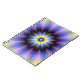 Roze geel en blauw Notitieboek (Linkerzijde)