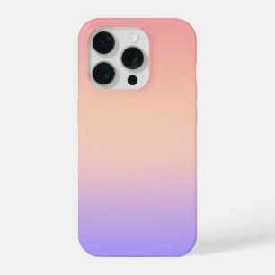 Roze geel en paarse gradiënt iPhone 15 pro case