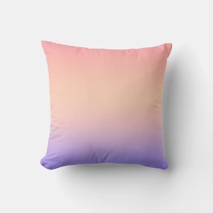 Roze geel en paarse gradiënt kussen