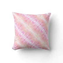Roze Geel en Wit Diagonaal Modern Patroon