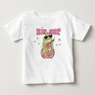 Roze Geel Fun Retro Hip Hop Kikker
