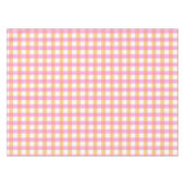 Roze & geel geruite patroon tafelkleed (Voorkant (Horizontaal))