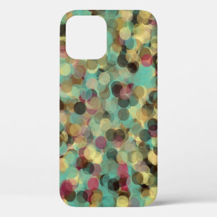 roze geel groen en blauw cirkelpatroon abstract Case-Mate iPhone case