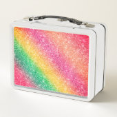 Roze Geel Groen Glitter (Achterkant)