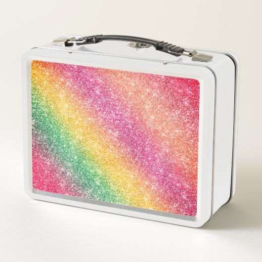 Roze Geel Groen Glitter (Achterkant)