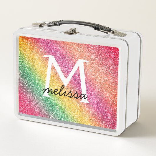 Roze Geel Groen Glitter (Voorkant)