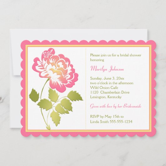 Roze, geel, groen, wit Vrijgezellenfeest pony Kaart (Voorkant)