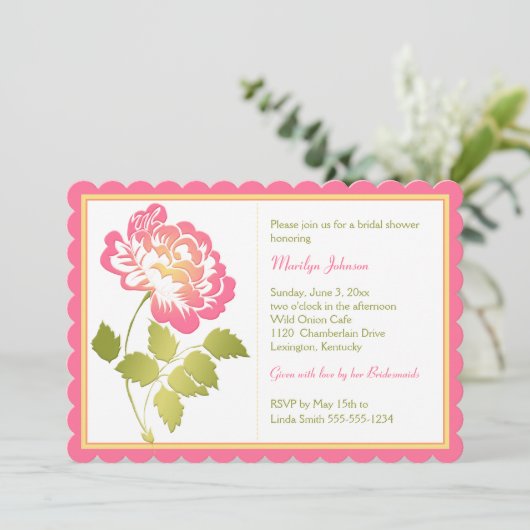 Roze, geel, groen, wit Vrijgezellenfeest pony Kaart (Staand voorkant)