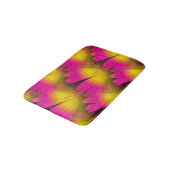 roze geel madeliefje badmat (Gekanteld)