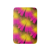 roze geel madeliefje badmat (Voorkant Verticaal)