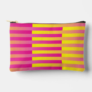 Roze Geel Oranje Gestreept Patroon Klein Etui