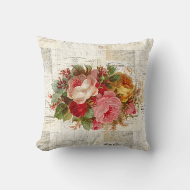 Roze Geel Roze  Frans Sierkussen (Voorkant)