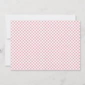 Roze & Geel schoolbord uitnodiging (Achterkant)