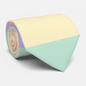 Roze Geel Sinaasappel Blauw Groen Paarse Vrouwen M Stropdas (Opgerold)