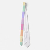 Roze Geel Sinaasappel Blauw Groen Paarse Vrouwen M Stropdas (Achterkant)