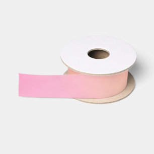Roze Geel Verlopen Patroon Satijnen Lint