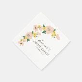  Roze geel Vrijgezellenfeest Aangepast Servet (Hoek)