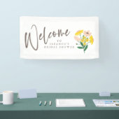  roze geel Vrijgezellenfeest Welkom Spandoek (Beurs)