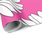 Roze geel wit dagboek cadeaupapier (Rol Hoek)