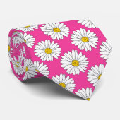 Roze geel wit dagboek stropdas (Opgerold)