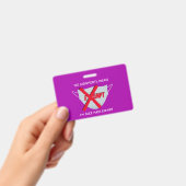 Roze | GEEN GEZICHTSMASKER VERPLICHT Badge (Handheld)
