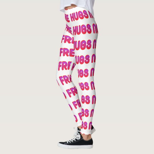 Roze, geen vrije huggen Leggings (Links)