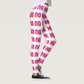 Roze, geen vrije huggen Leggings (Rechts)