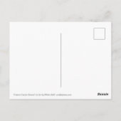 Roze geesten Cartoon Fantasy Art Briefkaart (Achterkant)