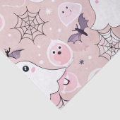 Roze geesten en Halloween elementen naadloos patro Tissuepapier (Detail)